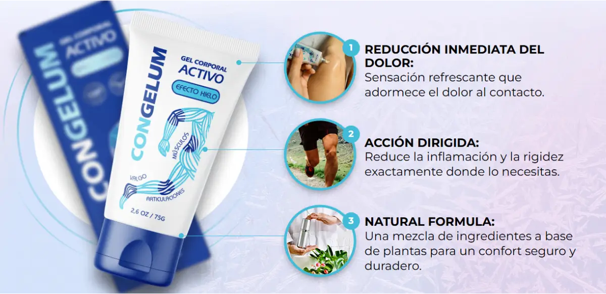 Congelum Gel y su aplicación